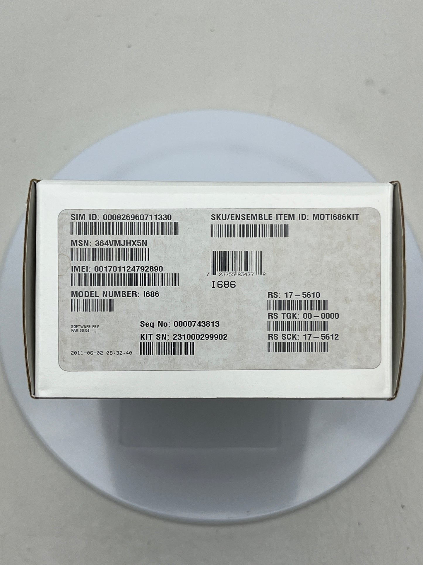 New Sprint Motorola Brute i686