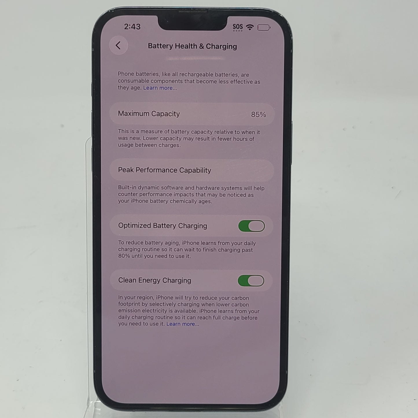 Factory Unlocked Apple iPhone 13 Pro Max 128GB Blue NLF53LL/A