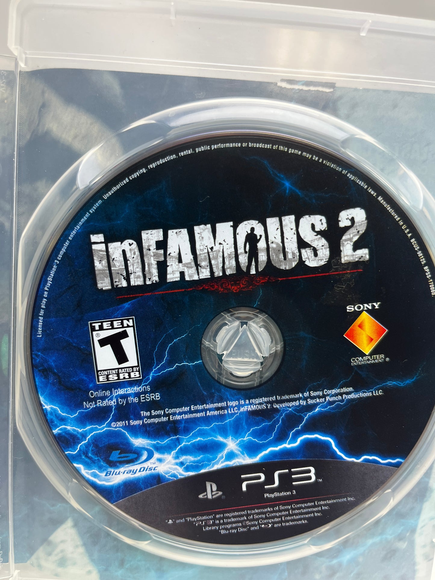 Infamous 2 (Sony PlayStation 3 PS3, 2011)