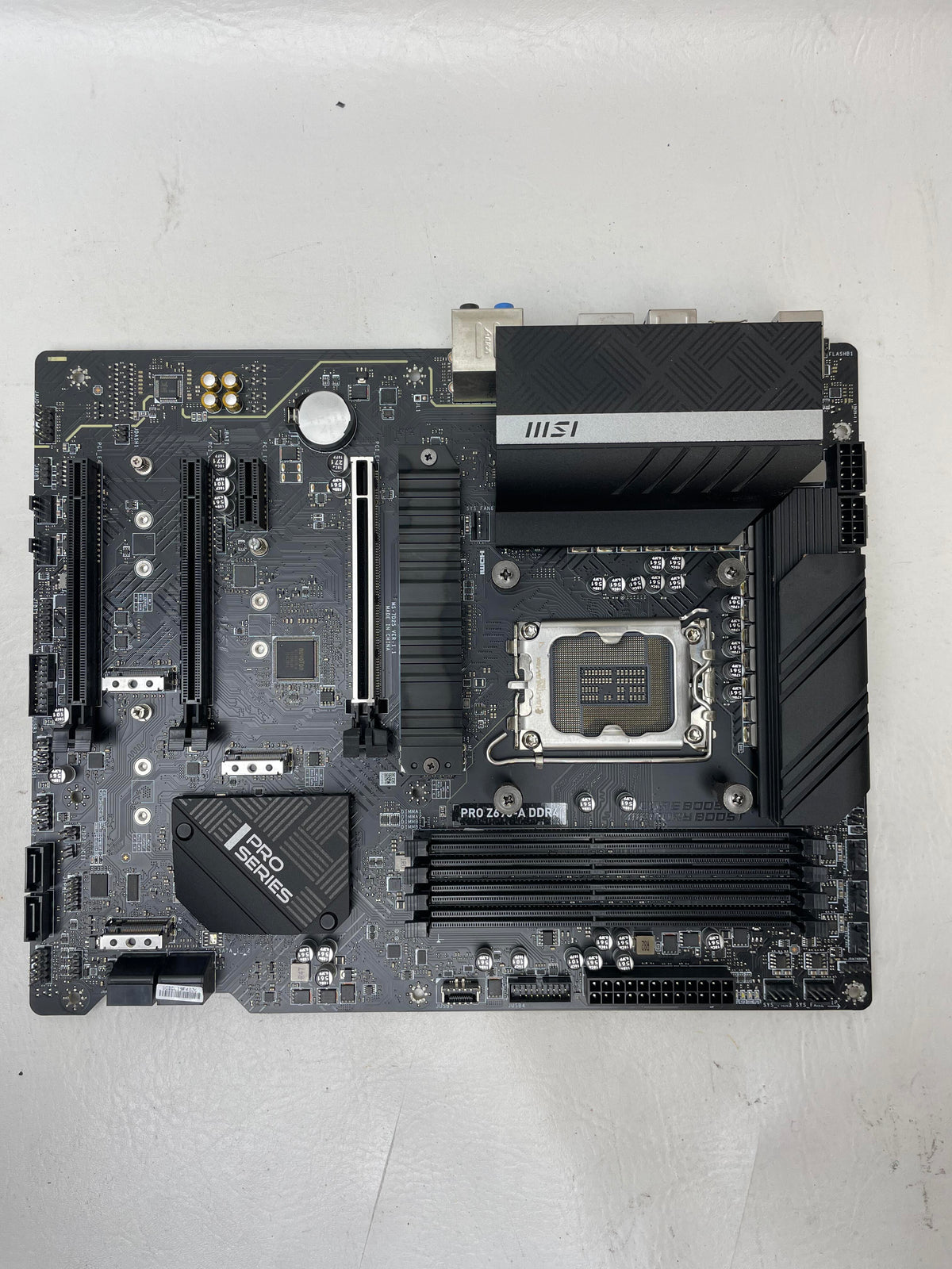 Broken MSi Pro Z690-A LGA 1700 ATX Intel DDR4 Motherboard