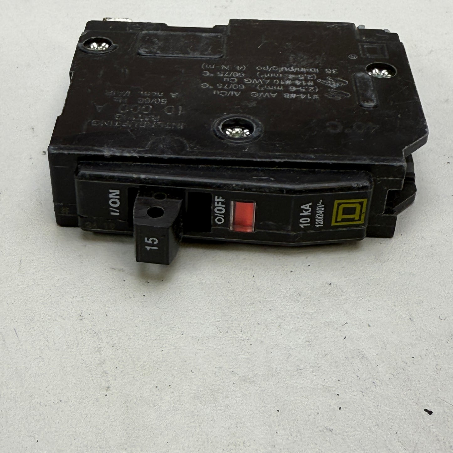 Lot of 57 Square D 15 Amp 1-Pole 120/240V Circuit Breaker DP-4075