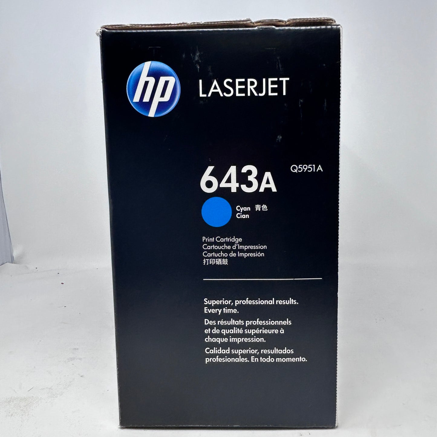 New HP LaserJet 643A Toner Cartridge Cyan Q5951A