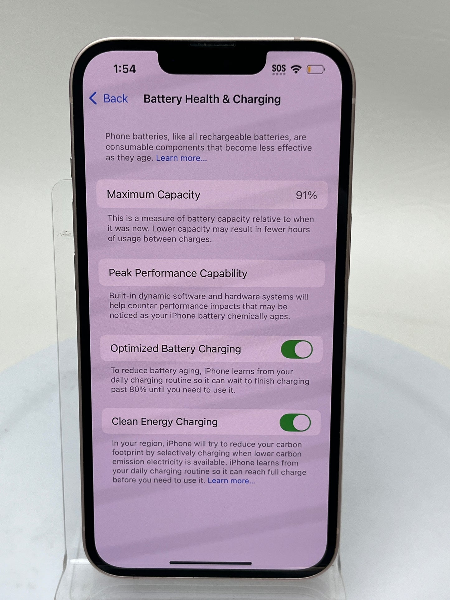 T-Mobile Apple iPhone 13 128GB Pink MLMN3LL/A