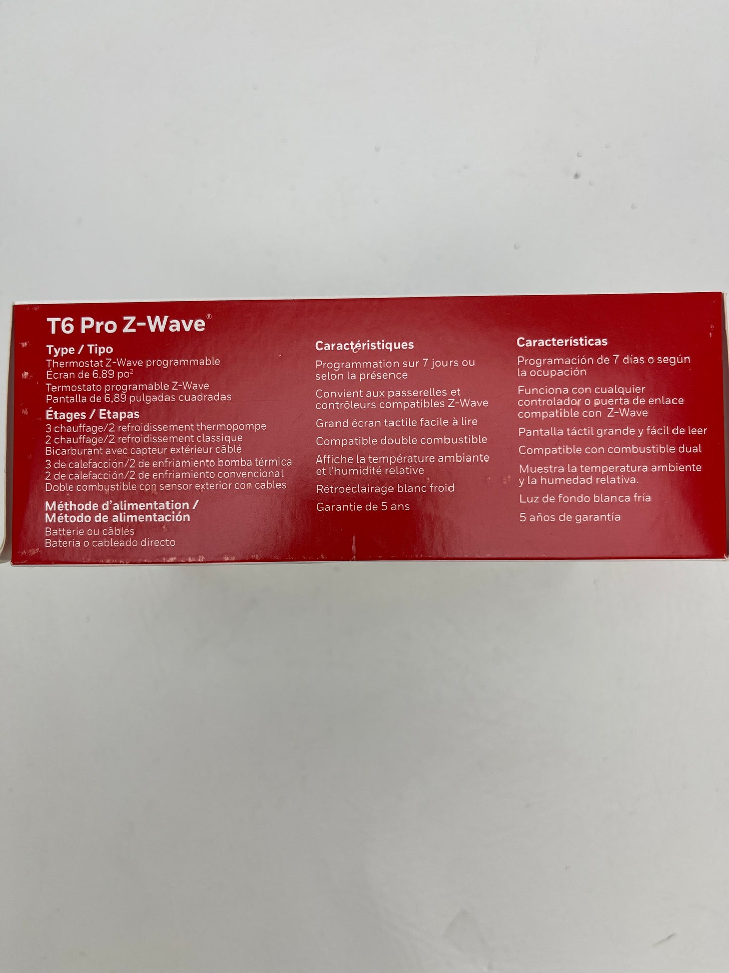 Honeywell Home T6 Pro Z-Wave Programmable Thermostat TH6320ZW2003