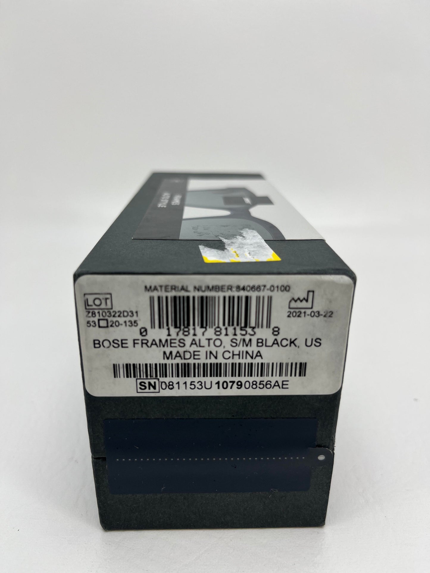 New Bose 840667-0100 Frames Alto Audio Smart Sunglasses - Black