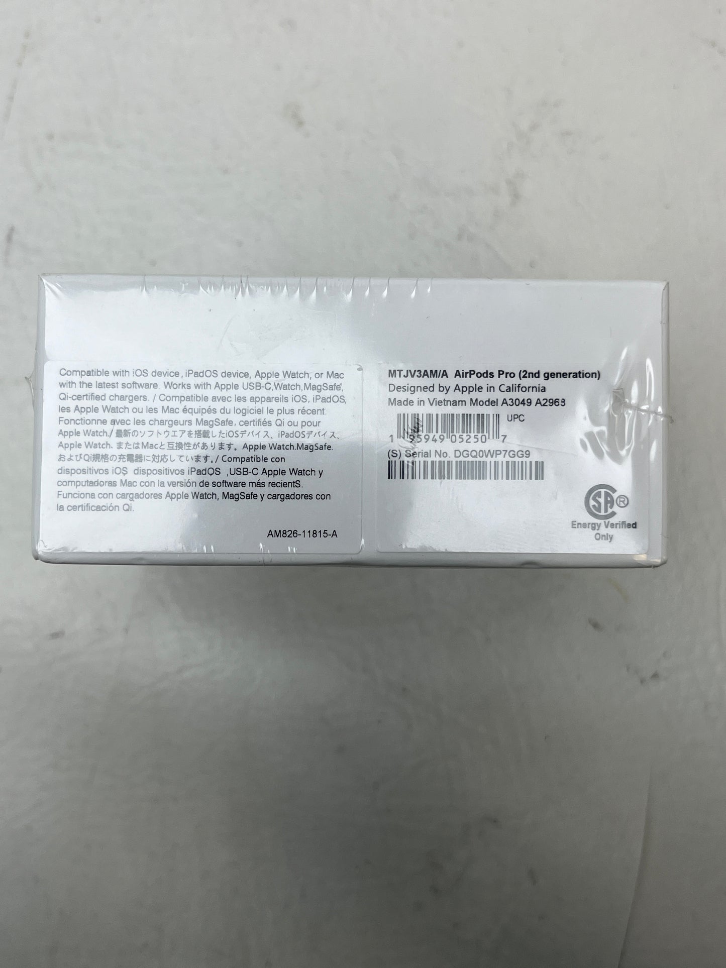 New Apple AirPods Pro 2nd Gen with MagSafe Charging Case A2699 A2698 A2700 MQD83AM/A