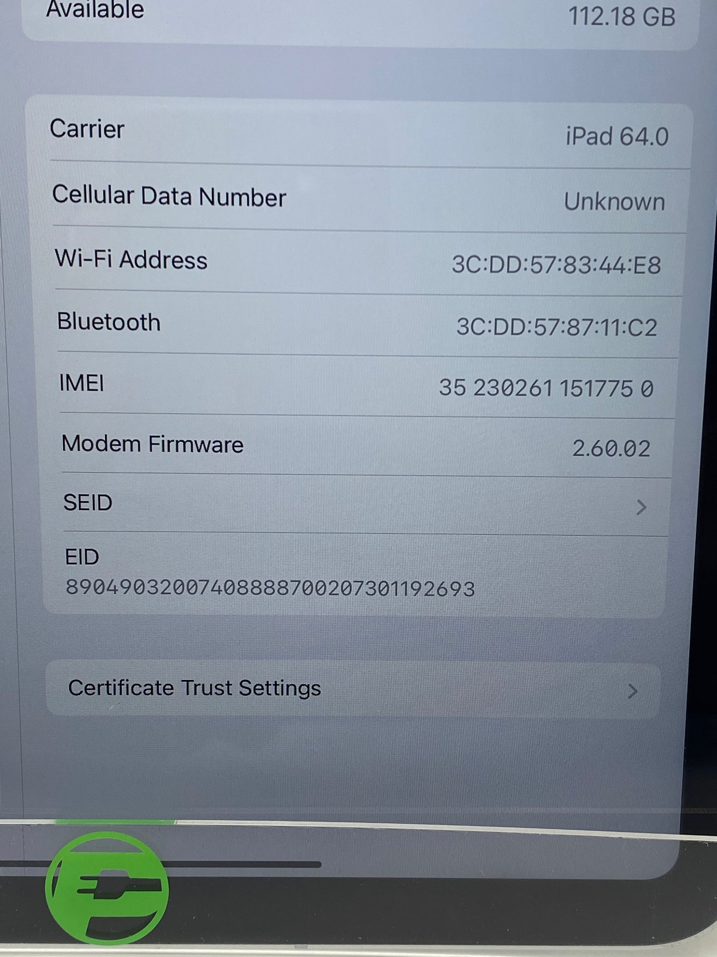 WiFi Only Apple iPad 11" (A16) 128GB Silver MD7F4LL/A