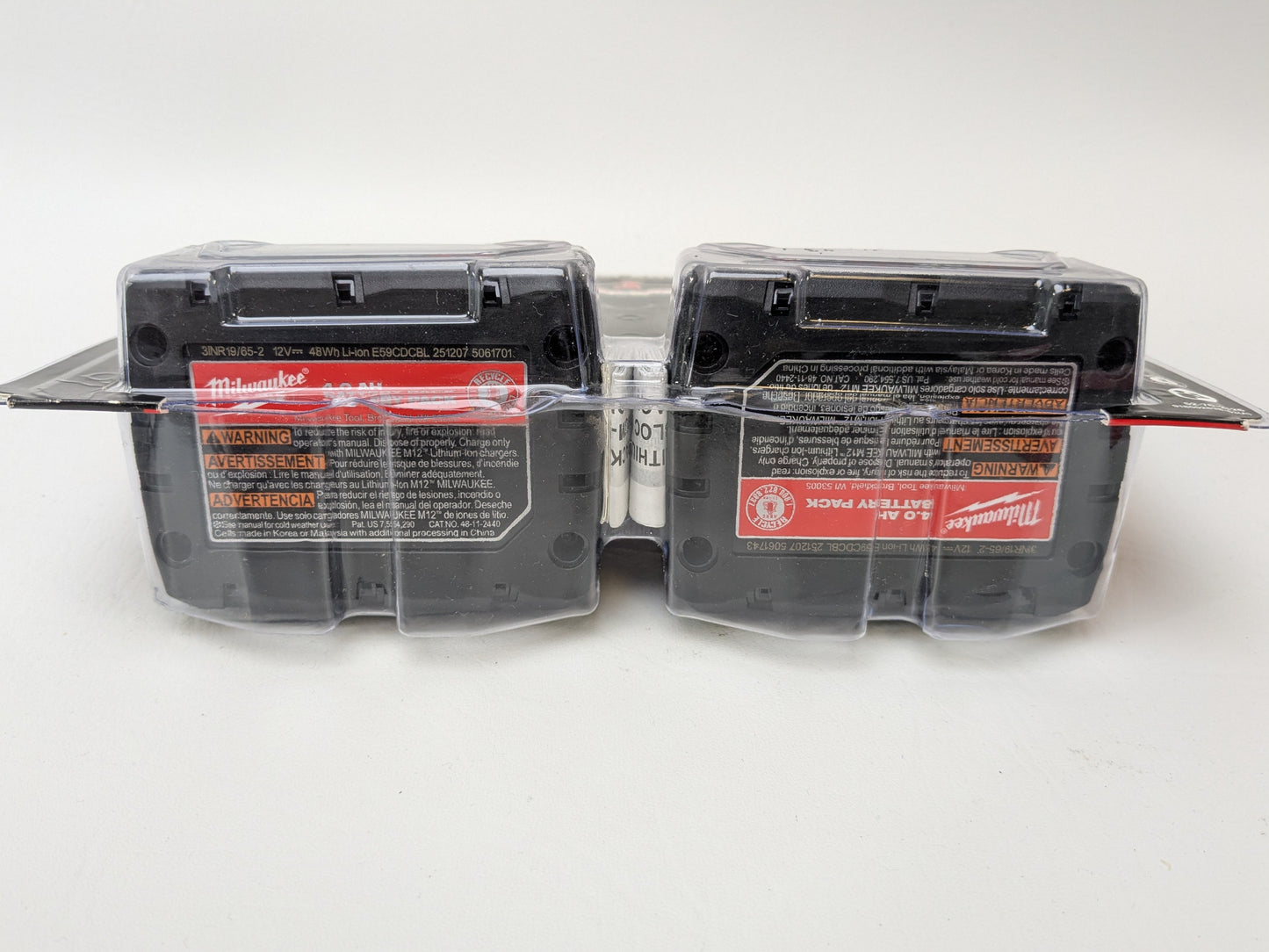 New M12 12-Volt Lithium-Ion XC Extended Capacity 4.0 Ah Battery 2 Pack