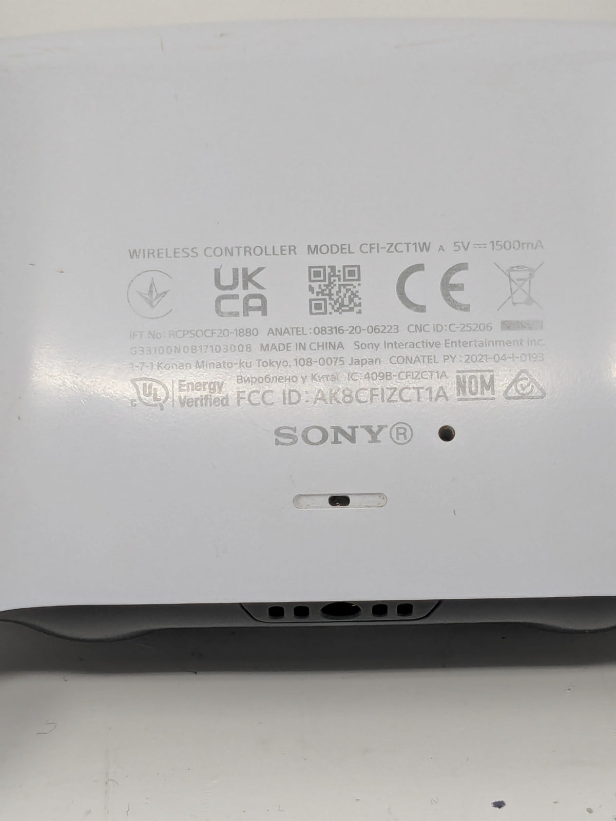 Sony PlayStation 5 PS5 DualSense Wireless Controller White CFI-ZCT1W