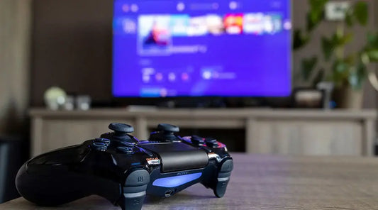 Video game consoles shown during in-store resale review at PayMore Clinton