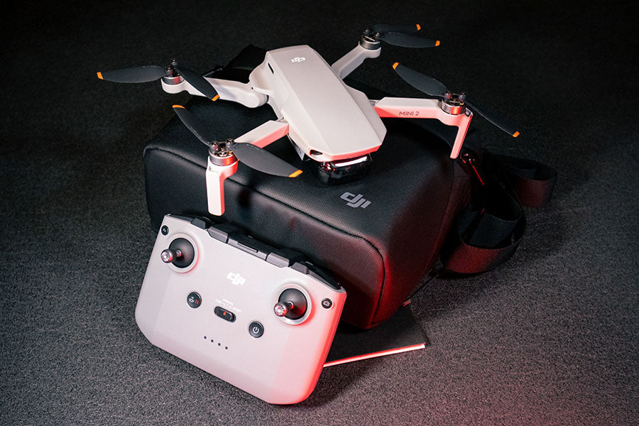DJI drone shown during in-store resale review at PayMore Clinton