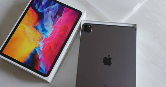 iPad shown during in-store resale review at PayMore Clinton