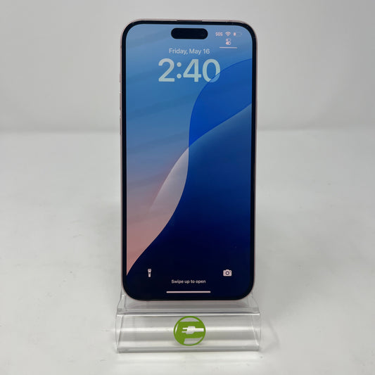 Unlocked Apple iPhone 15 Plus 128GB 18.0.1 PINK MTXT3LL/A