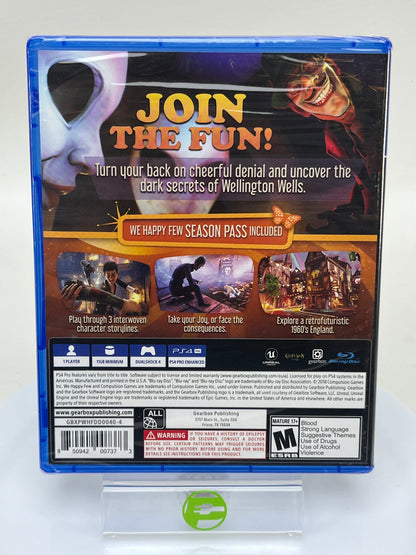 New We Happy Few (Sony PlayStation 4 PS4, 2018)