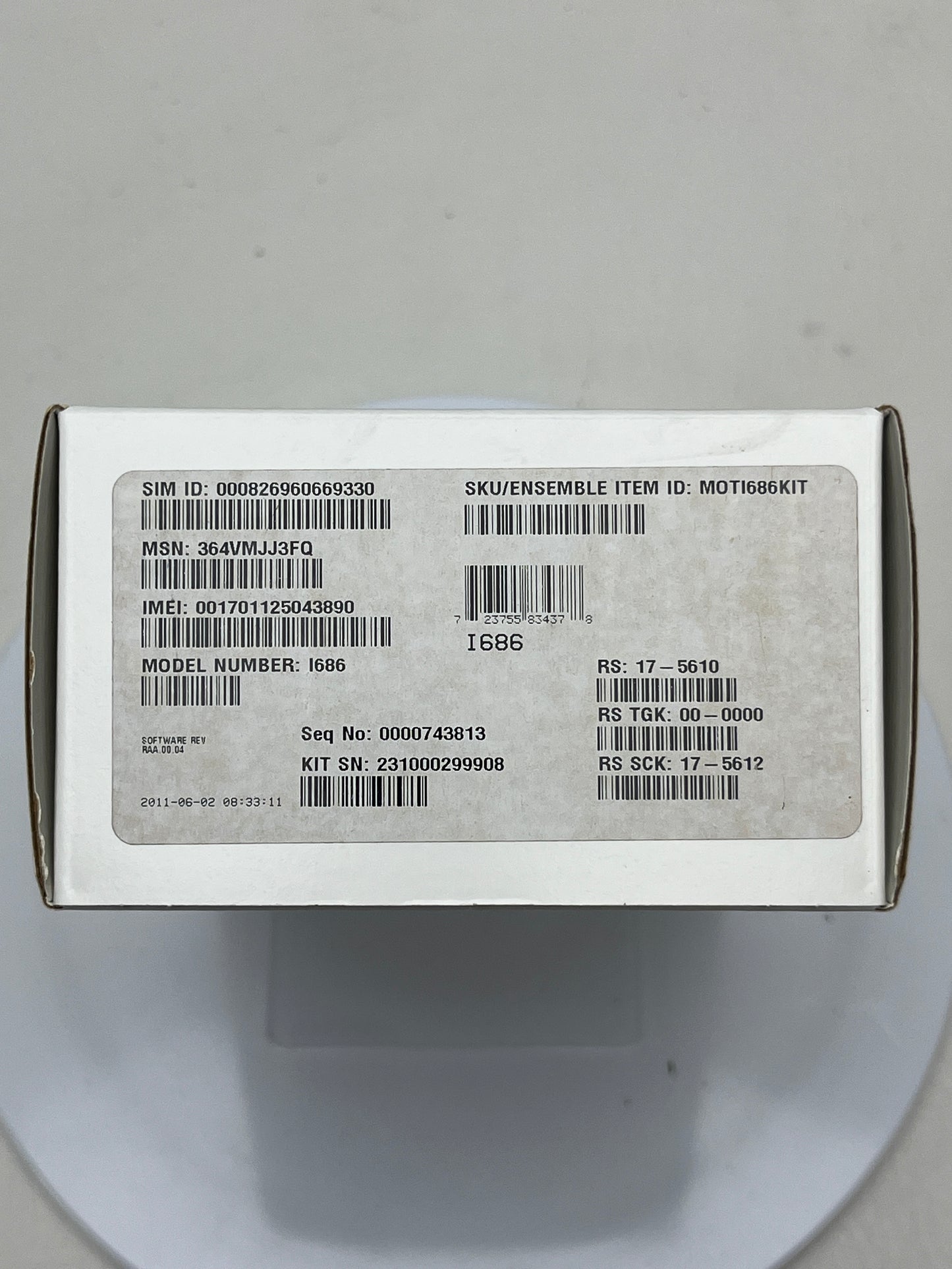 New Sprint Motorola Brute i686