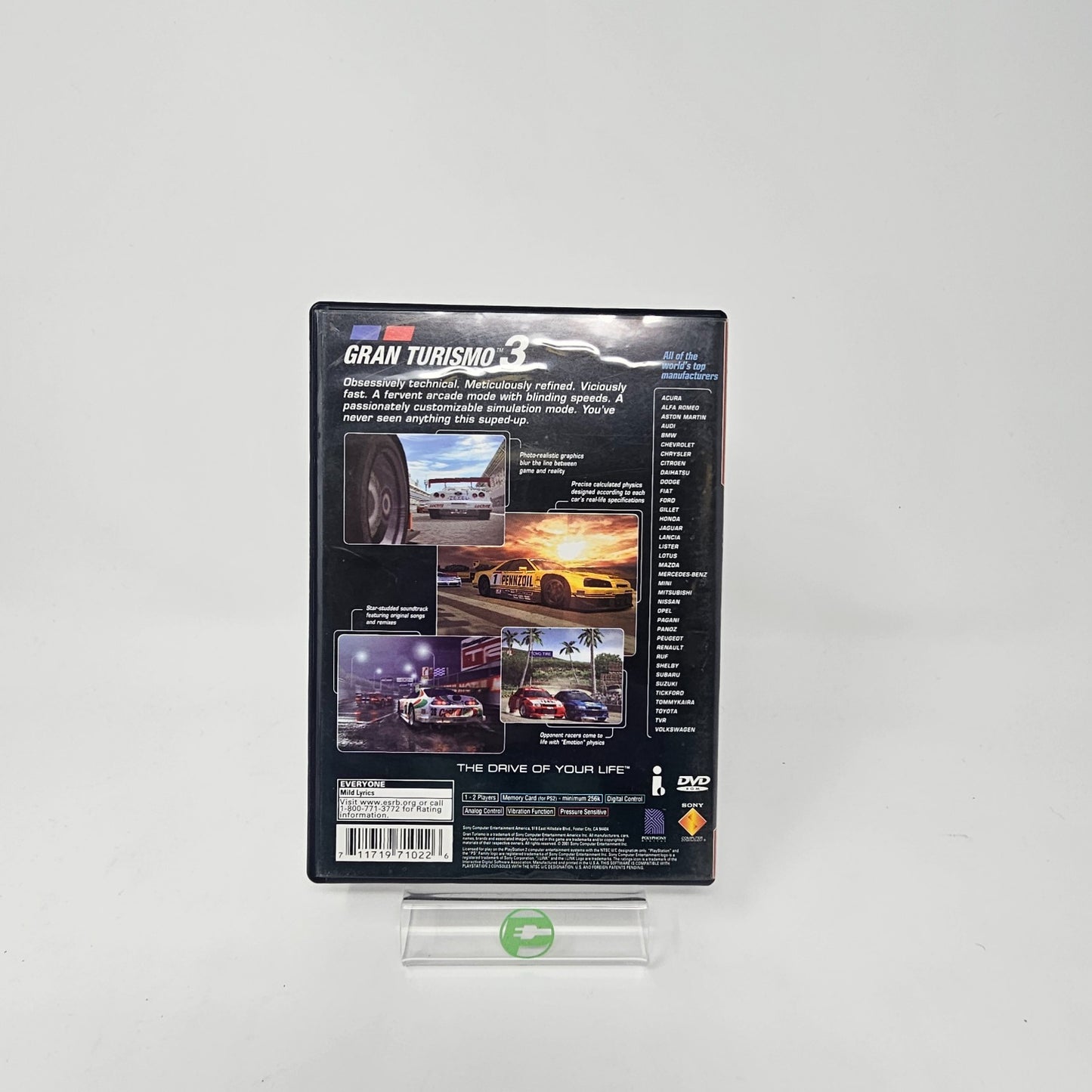 Gran Turismo 4 (Sony PlayStation 2 PS2, 2005) & Gran Turismo 3 (Sony PlayStation 2 PS2, 2001)