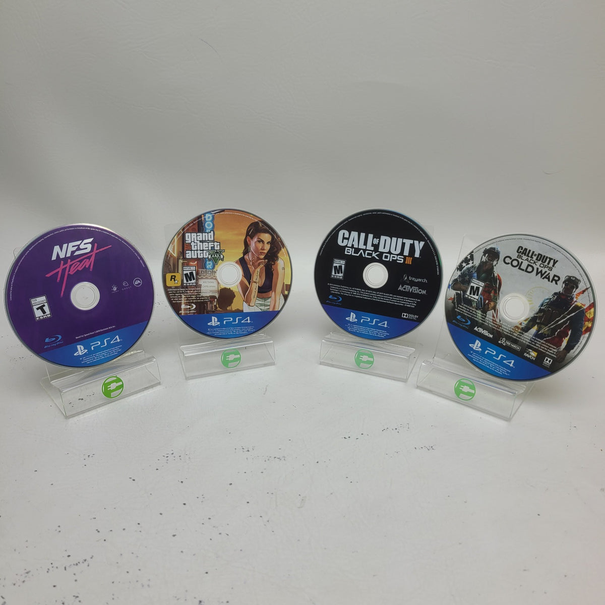 Lot of 4 PS4 Games GTA V Call of Duty Black Ops Cold War 3 NFS Heat ...