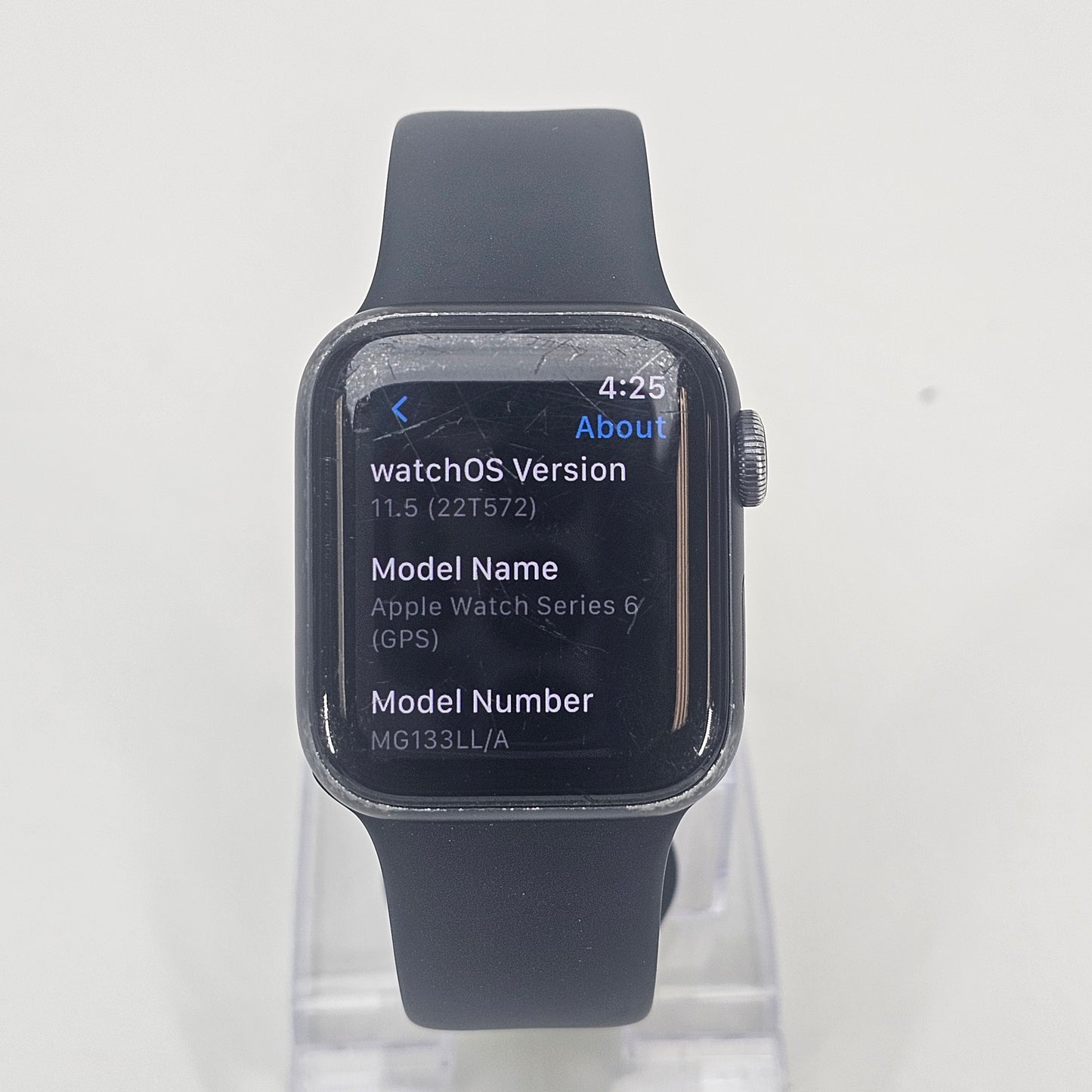 GPS Only Apple Watch Series 6 40MM Midnight Aluminum Sport Band 