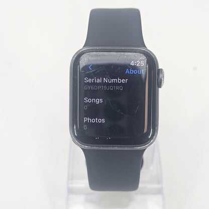 GPS Only Apple Watch Series 6 40MM Midnight Aluminum Sport Band 