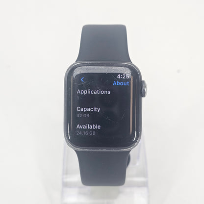 GPS Only Apple Watch Series 6 40MM Midnight Aluminum Sport Band 
