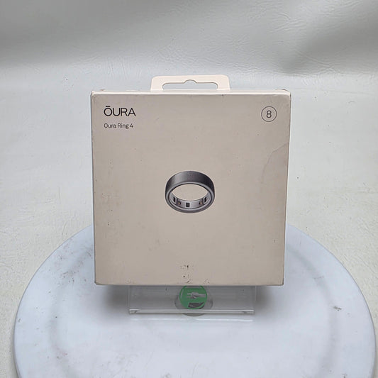 Oura Ring 4 Size 8 Silver Activity Tracker JZ90-54220-08