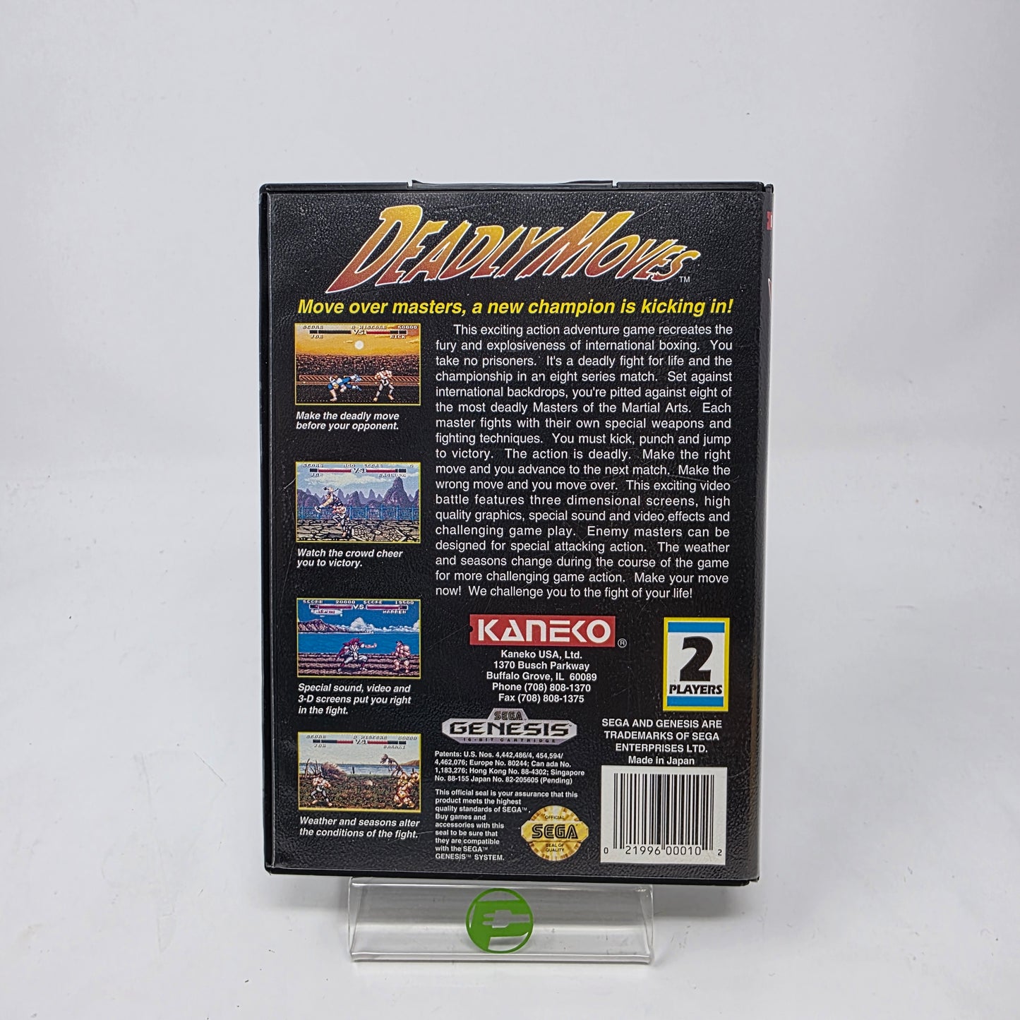 Deadly Moves (Sega Genesis, 1992)