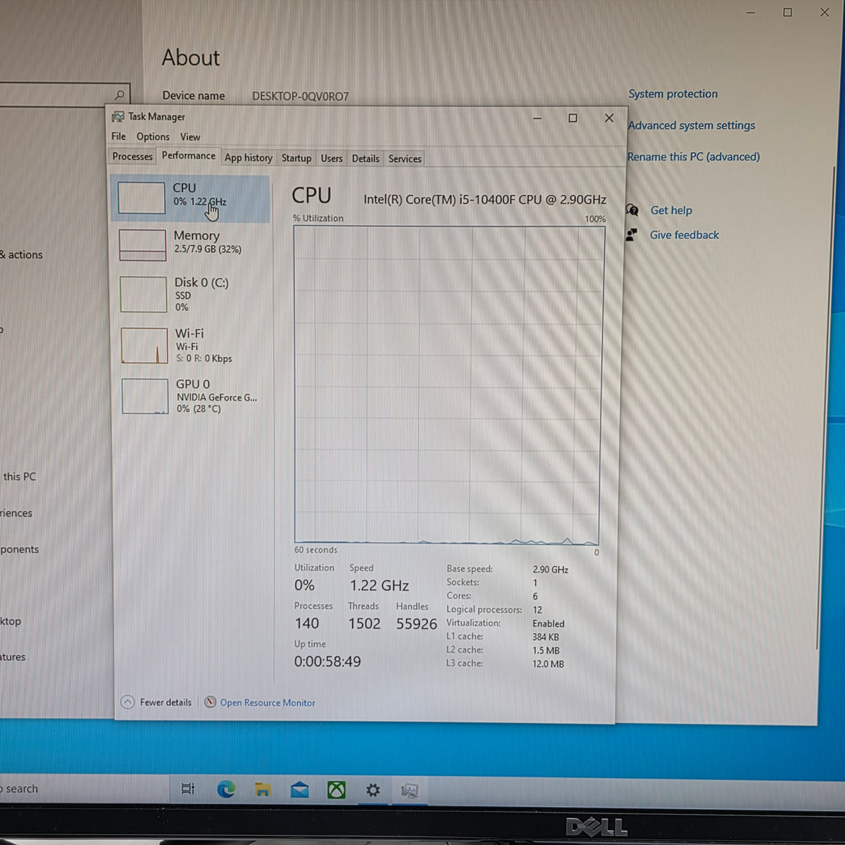 Cyberpower Pc C-Series i5-10400F 2.90GHz 8GB RAM 512GB SSD Nvidia GeForce GTX