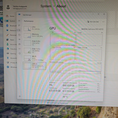 Alienware Aurora i9-149000KF 3.20GHz 32GB RAM 1TB HDD Nvidia GeForce RTX 4070