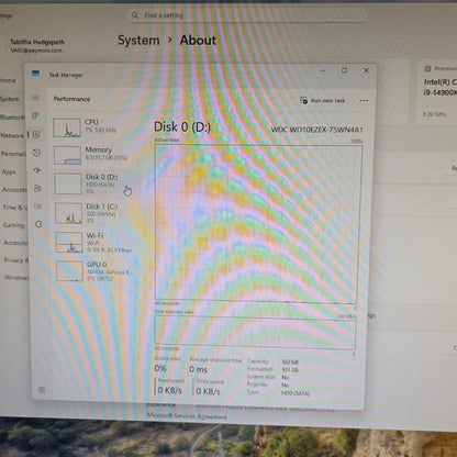 Alienware Aurora i9-149000KF 3.20GHz 32GB RAM 1TB HDD Nvidia GeForce RTX 4070