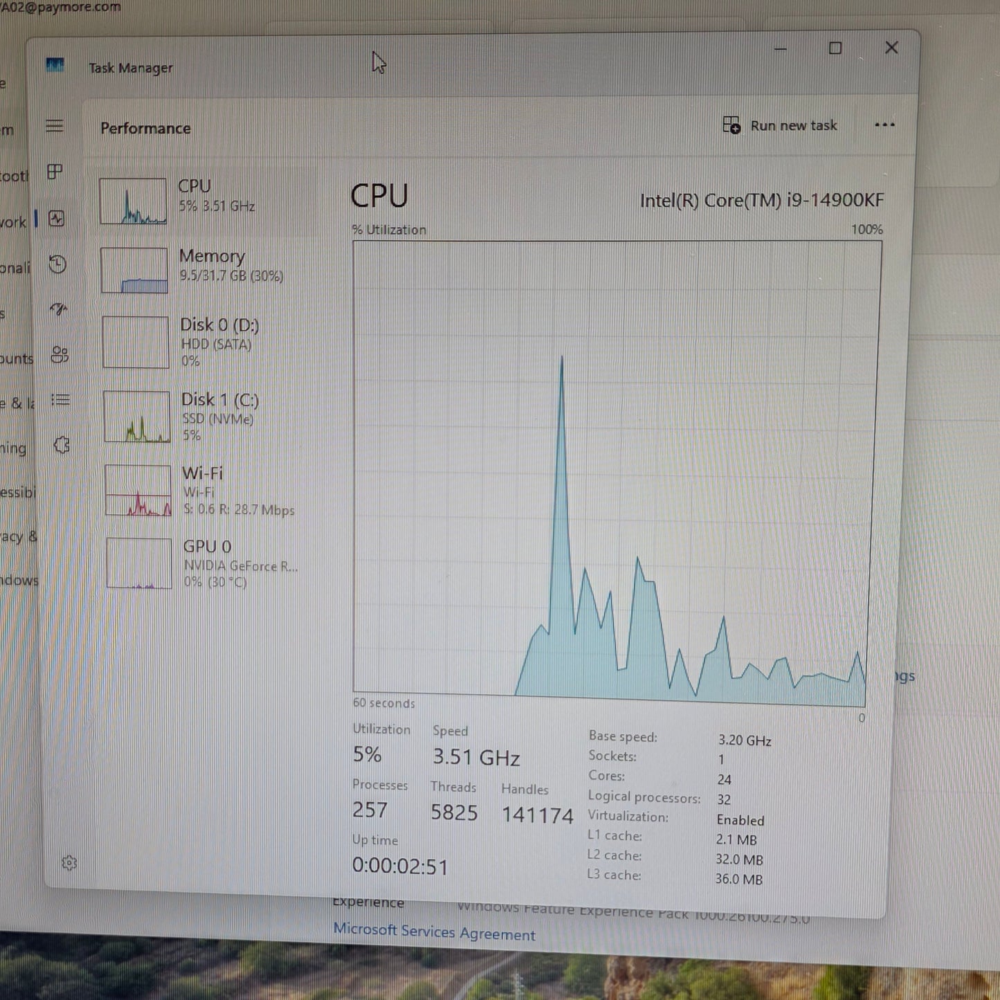 Alienware Aurora i9-149000KF 3.20GHz 32GB RAM 1TB HDD Nvidia GeForce RTX 4070