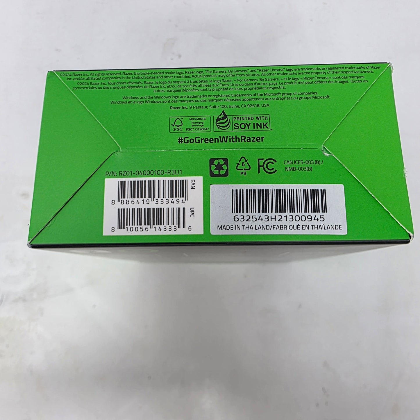 New RAZER Basilisk V3 Gaming Mouse RZ01-04000100-R3U1