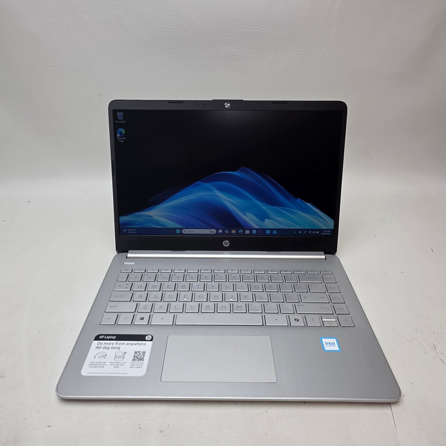 HP Laptop 14-DQ6011DX 14" N150 800Mhz 4GB RAM 128GB SSD
