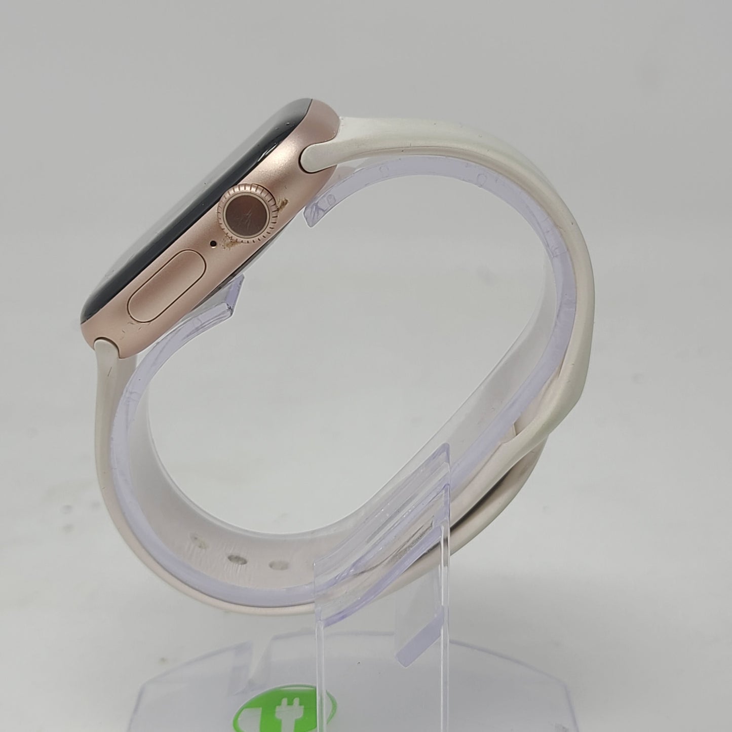 GPS Only Apple Watch Series 11 42MM Rose Gold Aluminum Starlight Sport Band MEUO4LW/A