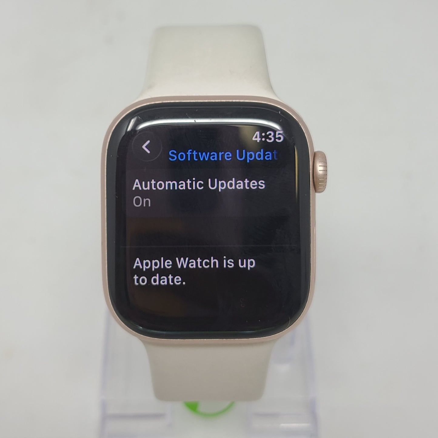 GPS Only Apple Watch Series 11 42MM Rose Gold Aluminum Starlight Sport Band MEUO4LW/A