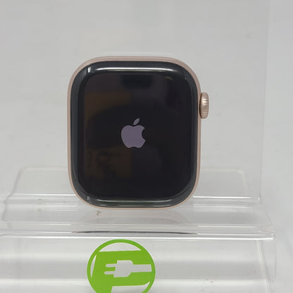 GPS Only Apple Watch Series 11 42MM Rose Gold Aluminum Starlight Sport Band MEUO4LW/A