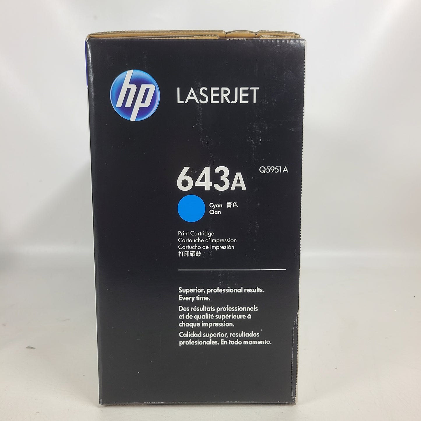 New HP Laserjet 643A Toner Cartridge Cyan Q5951A