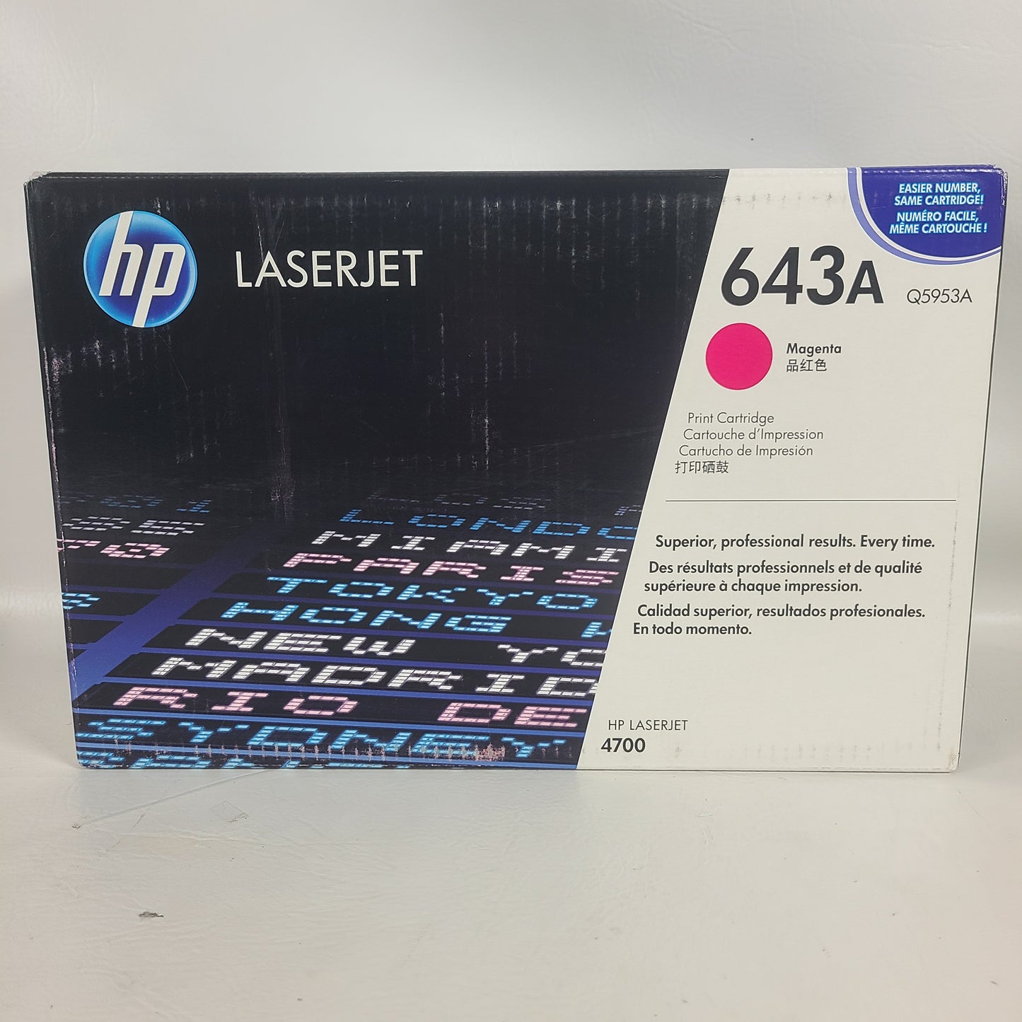 New Hp Laser jet 643A Toner Cartridge  Magenta Q5953A