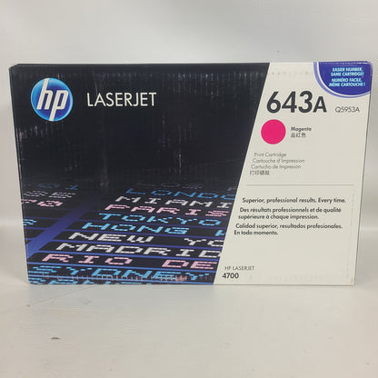 New Hp Laser jet 643A Toner Cartridge  Magenta Q5953A