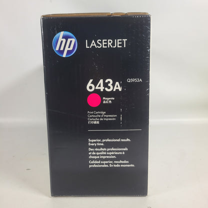 New Hp Laser jet 643A Toner Cartridge  Magenta Q5953A