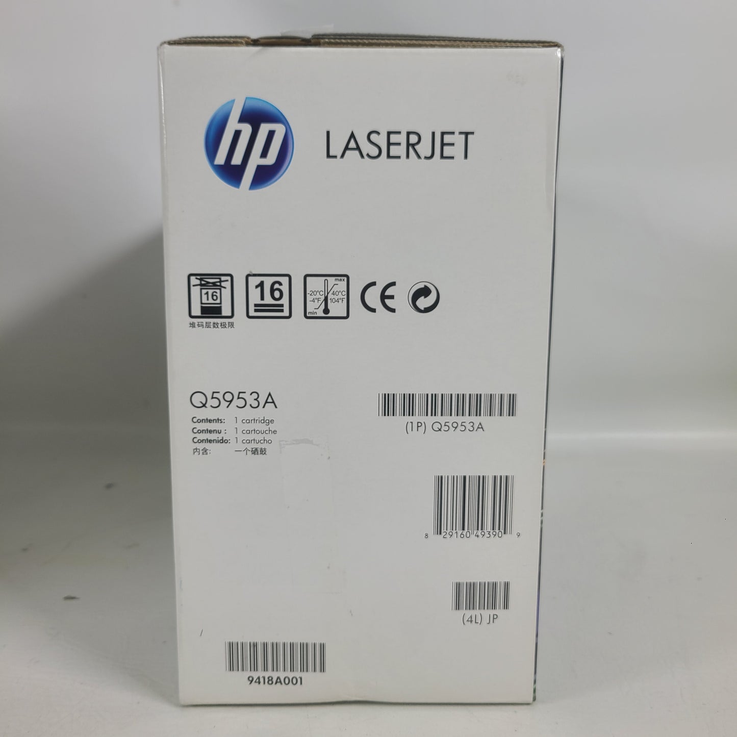 New Hp Laser jet 643A Toner Cartridge  Magenta Q5953A