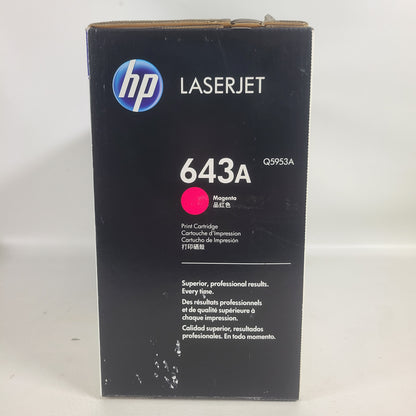 New Hp laser jet 643A Toner Cartridge Magenta  Q5953A
