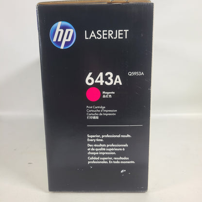 New Hp Laser jet 643A Toner Cartridge Magenta Q5953A