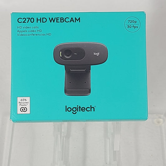 New Logitech C270 Web Camera Widescreen HD Video Calling | Noise-Reducing Mic