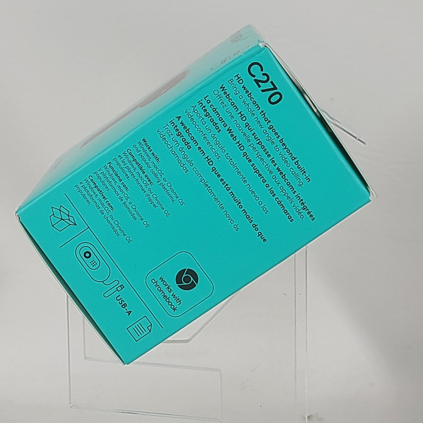 New Logitech C270 Web Camera Widescreen HD Video Calling | Noise-Reducing Mic