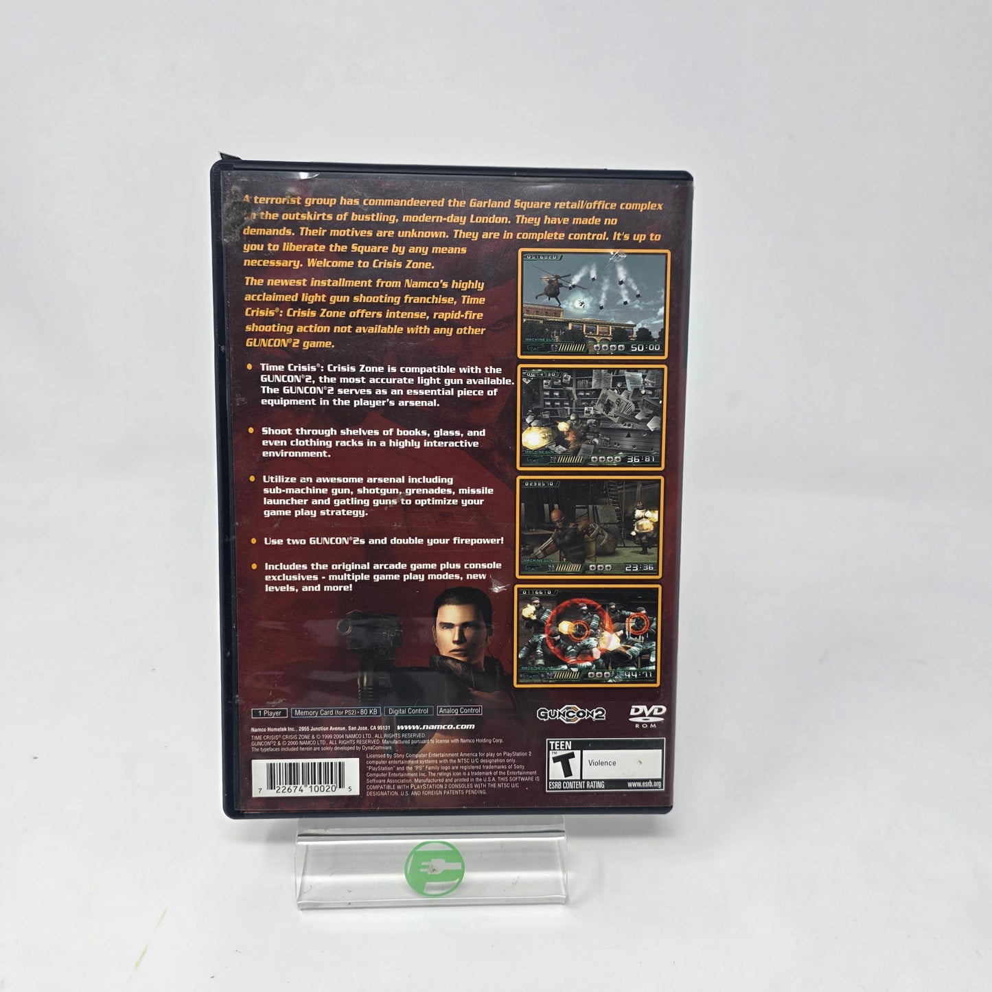 Time Crisis: Crisis Zone (Sony PlayStation 2 PS2, 2004)