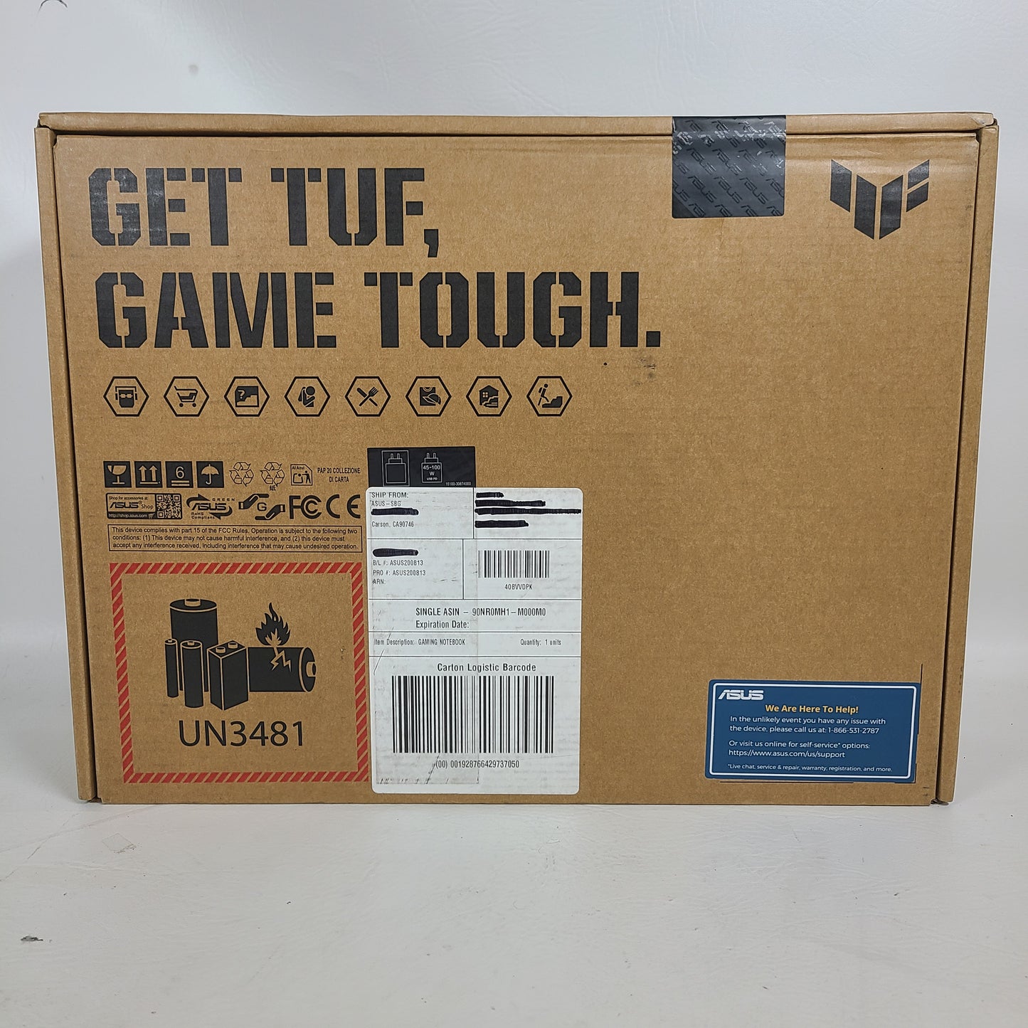New Asus TUF F16 FX608J 16" i7-14650HX 2.2GHz GeForce RTX 5050 16GB RAM 1TB SSD