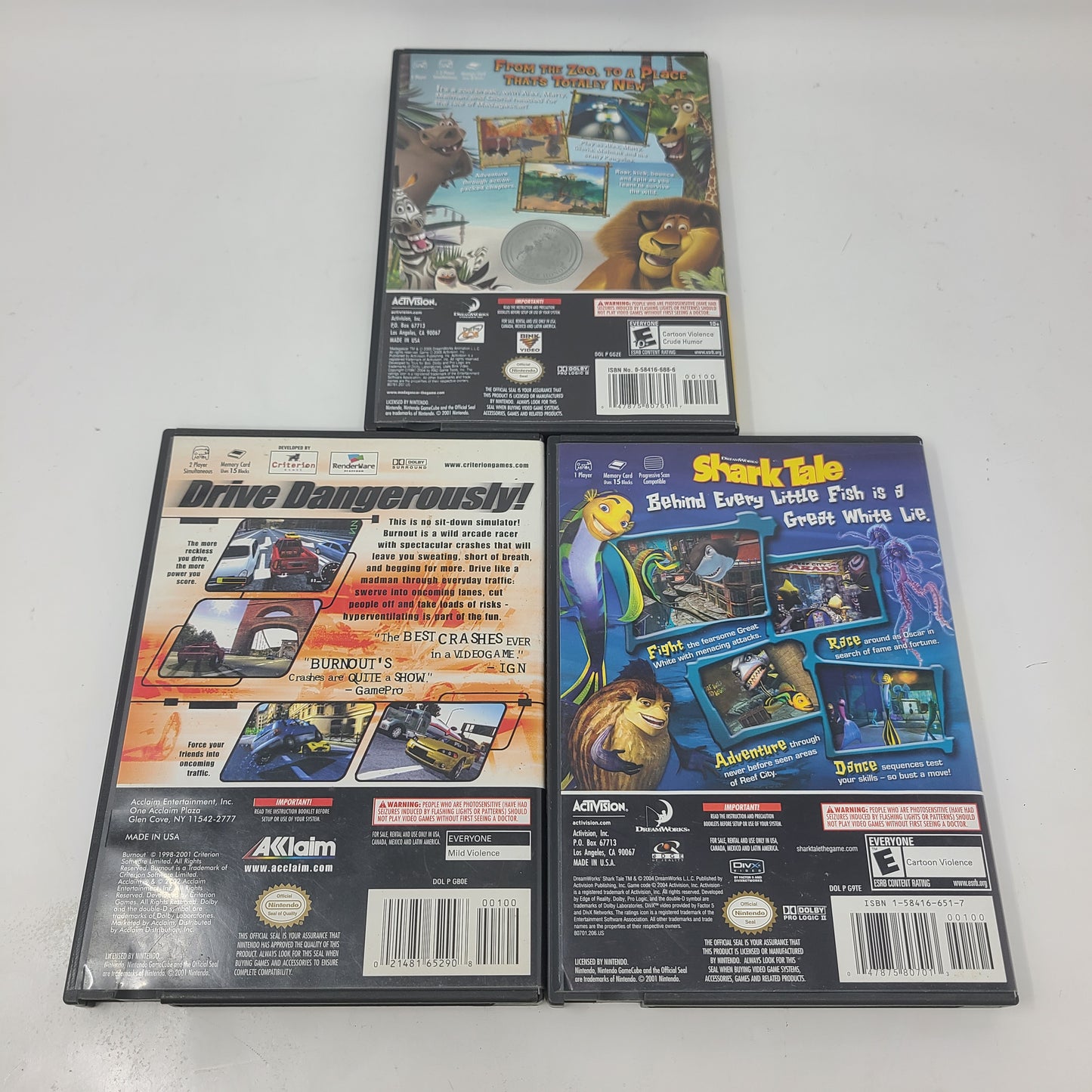 Lot of 3 Games Nintendo
