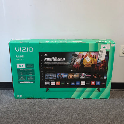 New Vizio 43" Class Full HD 1080p LED Smart TV VFD43M-0804