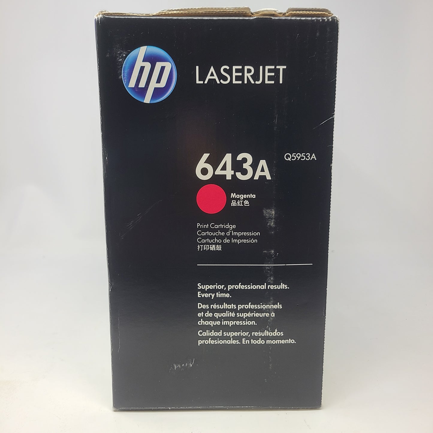 New HP LaserJet 643A Toner Cartridge Magenta Q5953A