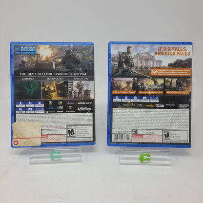 Lot of 2 PS4 Games: Call of Duty Modern Warfare & Tom Clancy's The Division 2